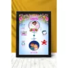 Personalized Wooden Engraved Baby Profile Frame