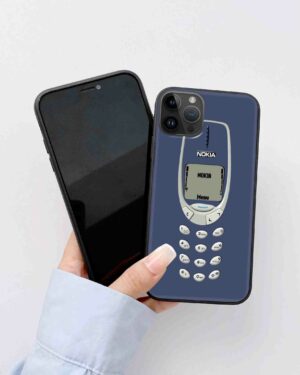 Premium Nokia 3310 Printed Glass Back Cover