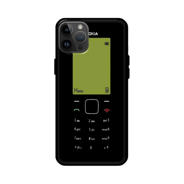 Premium Nokia 3310 Printed Glass Back Case