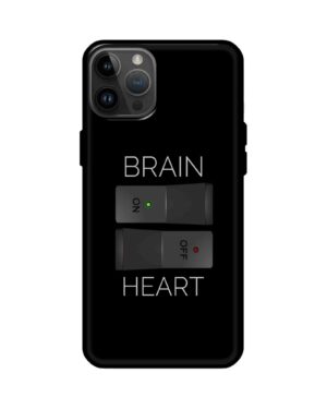 Premium Brain On Heart Off Back Case