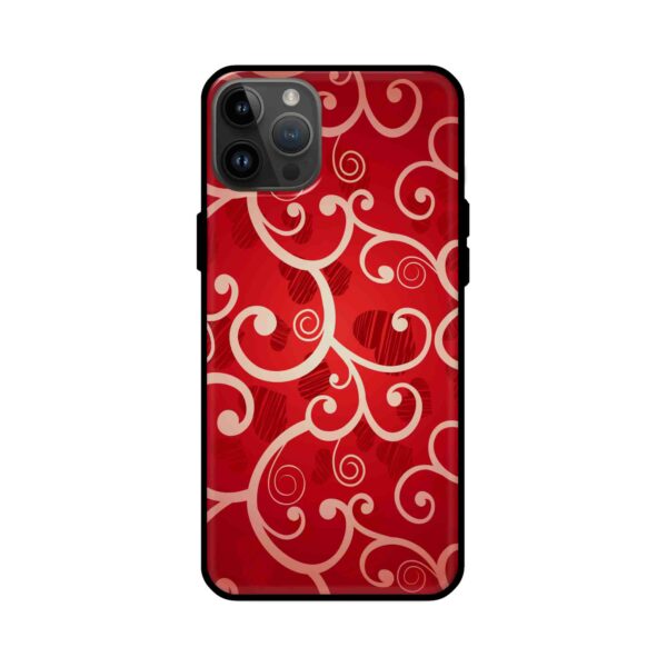 Premium Swirl Designer Valentine Mobile Glass Case