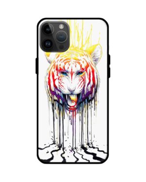 Premium Colorful Tiger Mobile Glass Case
