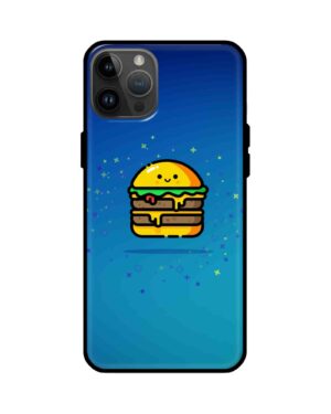 Premium Funny Burger Glass Case