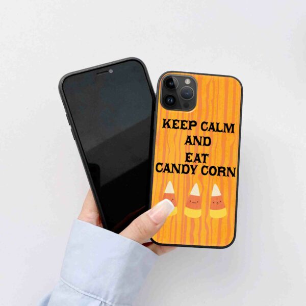 Premium Keep Calm and Eat Candy Corn Glass Cover