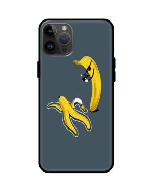 Premium Funny Banana Glass Case