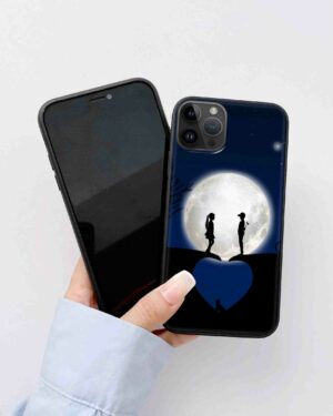 Premium Sweet Couple Glass Back Cover