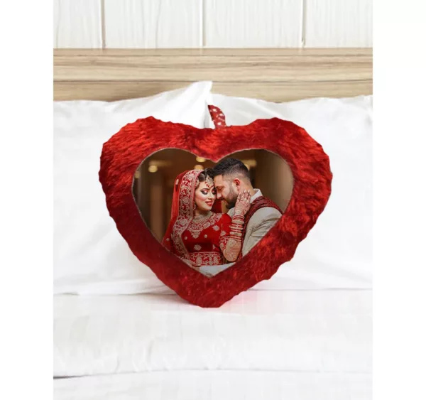 Heart Shaped Personalized Cushion