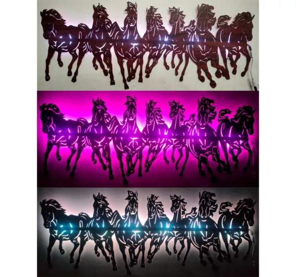 Gift Kartz Neon LED 7 Horses Collection