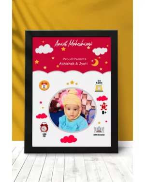 Personalized Baby Birth Memories Photo Frame