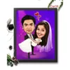 Personalized Couple Caricature Frame