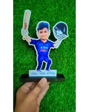 Personalized Cricketer Caricature