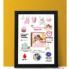 Personalized New Born Baby Details Frame