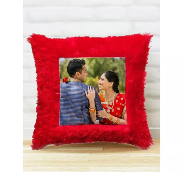 Square Shaped Personalized Cushion