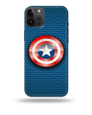 3D Captain America Shield Mobile Back Case