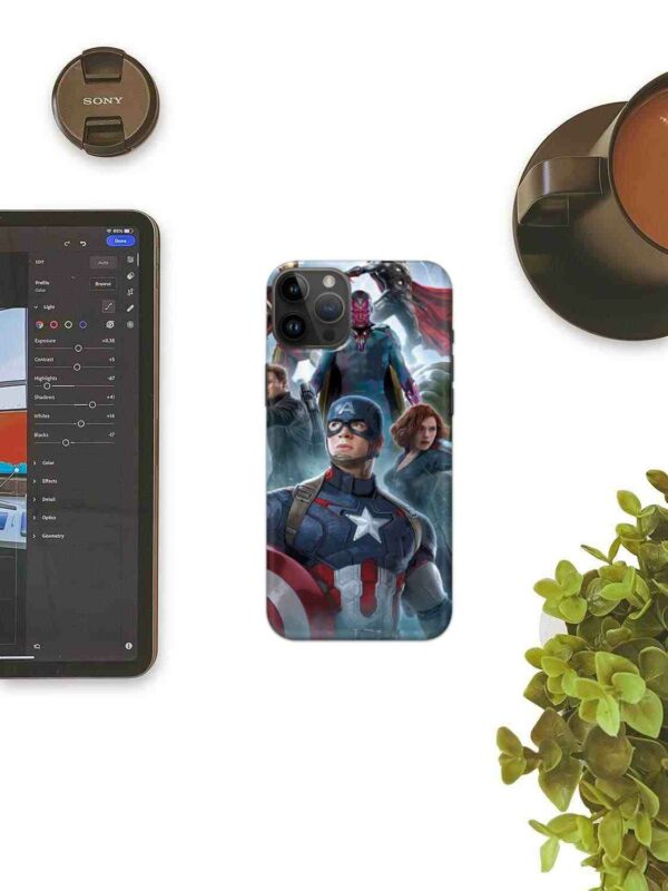 3D Marvel Avengers Phone Back Cover