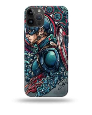 3D Captain America Phone Case