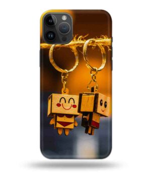 3D Premium Couple Key Chain Phone Case