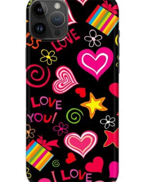 3D Valentine Love You Phone Cover