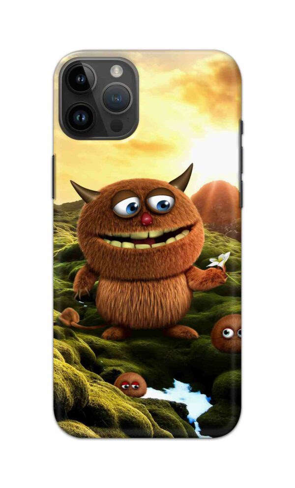 3D Cute Monster Phone Case