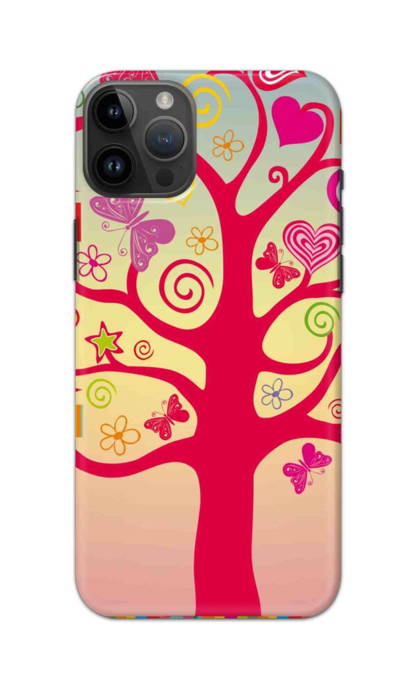 3D Valentine Love Tree Phone Case Cover
