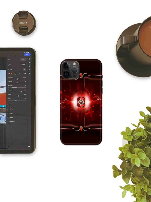 3D Red Fire Phone Case Cover