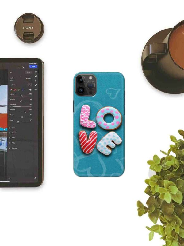 3D Donut Love Mobile Case
