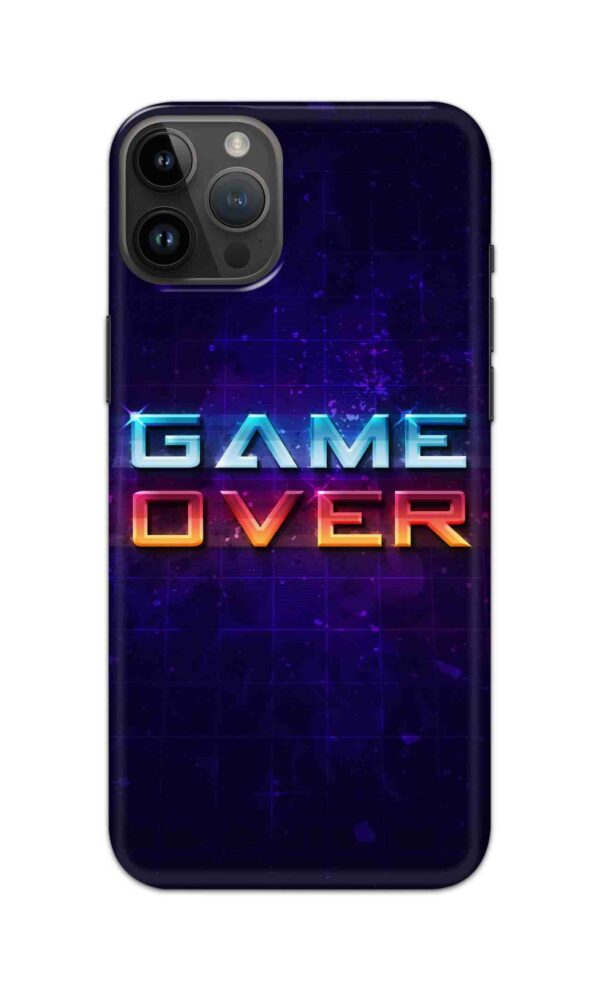 3D Game Over Mobile Cover