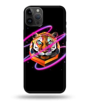 3D Colourful Tiger Mobile Cover