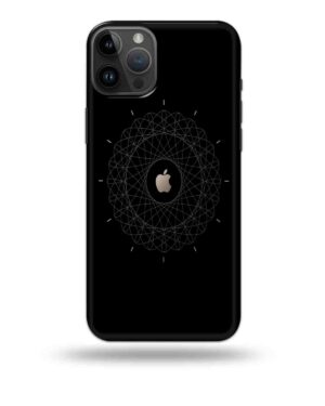 3D Apple Logo Mobile Back Cover