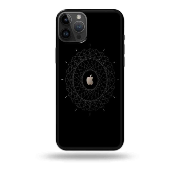 3D Apple Logo Mobile Back Cover