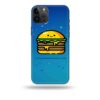 3D Luxury Burger Mobile Back Cover, Blue