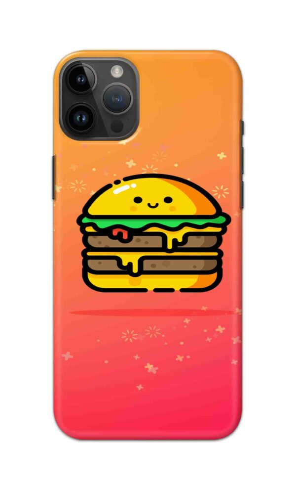 3D Luxury Burger Mobile Back Cover