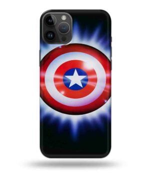 3D Captain America Shield Mobile Back Cover