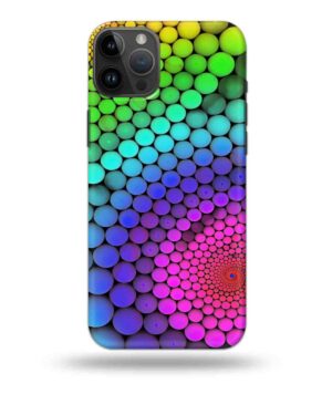 3D Rainbow Pebbles Mobile Back Cover