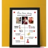 Valentine Personalized Love Story Frame
