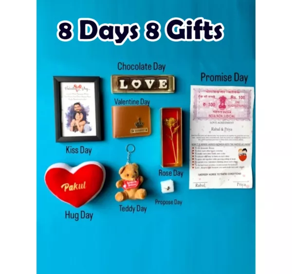 Valentine Week Special Combo, 8 Days, 8 Gifts