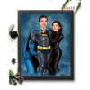 Batman Couple Caricature Frame