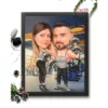 Couple in Gym Caricature Frame
