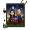 Superman Family Caricature Frame
