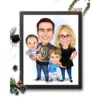 Sweet Family Caricature Frame