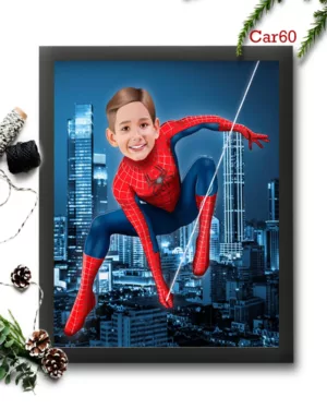 Spider Man Caricature Frame