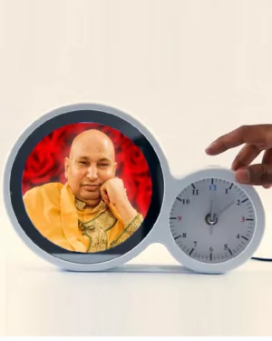 Guru Ji Personalized Magical Mirror with Clock